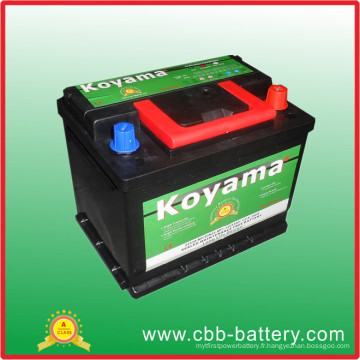 Batterie de qualité de la Corée DIN55 12V55ah Auto pour le début